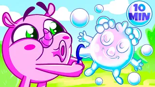 Blowing Bubbles Song 😻 | Plus More Popular Songs by Toonaland