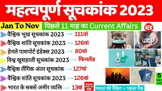 महत्वपूर्ण सूचकांक 2023 | Important Index 2023 | Current Affairs 2023 | Suchkank 2033 | Gk Trick