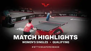 Mateja Jeger vs Paulina Vega | WS | Singapore Smash 2022 (Qual)