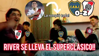 Boca Juniors 0-2 River Plate | Copa de la Liga 2023 - Fecha 7 (Fecha de los clásicos) | Reacciones