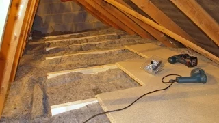 DIY Loft/Attic Insulation with over-boarding for Storage [Superhome59 Video part 10]