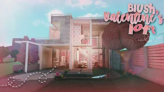 BLOXBURG | Blush Valentine's Loft speedbuild