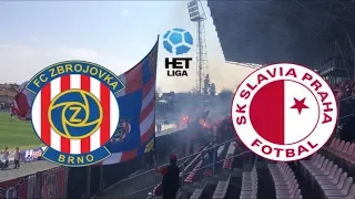 FC Zbrojovka Brno - SK Slavia Praha | Torcida Brno & Slavia Fans