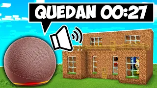 CONSTRUYO TODO lo que me DICE ALEXA en MINECRAFT