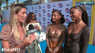 Chloe & Halle Bailey Talk ‘Little Mermaid’ at the Teen Choice Awards