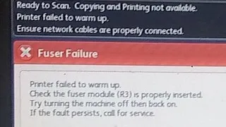 Fauser Failure Xerox 5855| Fauser Fuilier fault @XEROXA2Z