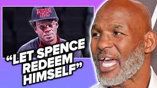 Bernard Hopkins tells Crawford to let Spence REDEEM HIMSELF in rematch!