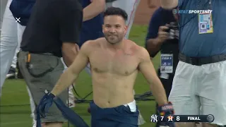 Jose Altuve WALK-OFF Homer + RIPS OFF Shirt! Astros vs Yankees