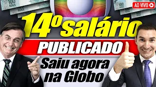 Saiu na GLOBO: 14 SALARIO INSS Acaba de SER PUBLICADO! PODE COMEMORAR - Veja QUEM TEM DIREITO