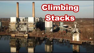 Exploring / Climbing Stacks - Mercer Generating Station NJ Coal Power Plant ep.1