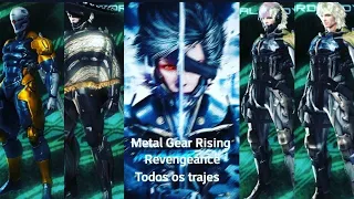 Metal Gear Rising Revengeance todos os trajes e como desbloquealos(remake)