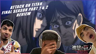 A ROLLERCOASTER! | ATTACK ON TITAN FINAL SEASON PART 2 REVIEW!!