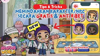 CARA MEMINDAHKAN KARAKTER/NPC SECARA GRATIS DAN ANTI RIBET DI AVATAR WORLD