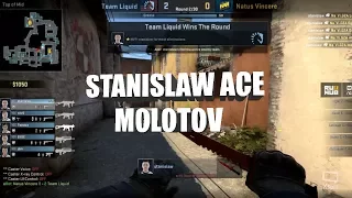 Stanislaw ace with molotov versus Navi (CSGO)