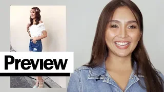 Kathryn Bernardo Reacts To Her Old Outfits | Outfit Reactions | PREVIEW