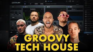 How to make GROOVY TECH HOUSE like Fisher, Diplo, Acraze, Chris Lake, James Hype...