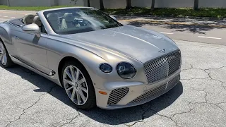 The 2020 Bentley GT Convertible has an amazing feeling of quality to drive