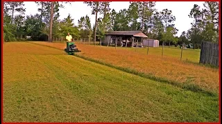 3 Hours Of Yard Work in 7 Minutes | Mowing Very Tall Grass