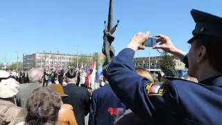 Памятник Соловецким юнгам,Москва 6 мая 2015 года,70 летие Победы