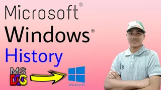 Operating System Microsoft Windows History !!  MS-DOS to Windows 10 !!