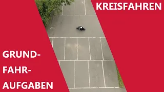 Kreisfahren! Grundfahraufgaben Motorrad Führerschein