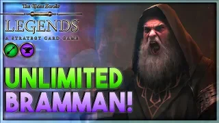 [TES LEGENDS] Unlimited Red Bramman! -  Greedy Control Scout Deck Guide Gameplay 🗡️ Forgotten Hero