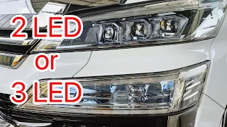 WHAT'S the difference? Toyota Alphard Vellfire [2 LED vs 3 LED]