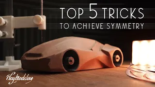 Top 5 Tricks That I Use to Achieve Symmetry in Clay!  Automotive design