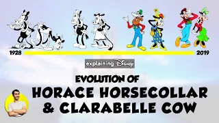 Evolution of HORACE HORSECOLLAR & CLARABELLE COW - 91 Years Explained | CARTOON EVOLUTION