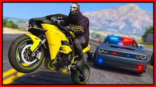 Superbike Embarrassed Cops in GTA 5 RP