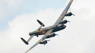 Two Avro Lancaster bombers, AWESOME sounds