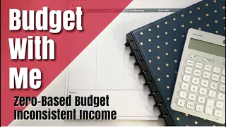 BUDGET WITH ME #3 - Paycheck to Paycheck Zero Based System | REAL NUMBERS | Inconsistent Income