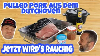 Pulled Pork aus dem Dutch Oven  Mit unserer Gewürzmischung wird's rauchig