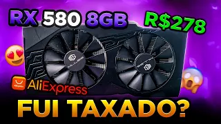RX 580 8GB MLLSE POR 278R$! Fui Taxado? VÍDEO DE UNBOXING!