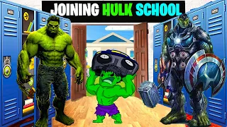 Joining HULK SCHOOL with BLUE HULK In GTA 5