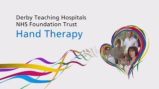Hand Therapy Careers At Derby Teaching Hospitals