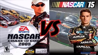 NASCAR 2005 vs NASCAR '15