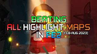 Roblox: Flood Escape 2 - Beating All Highlight Maps (Solo) [February-August 2023]