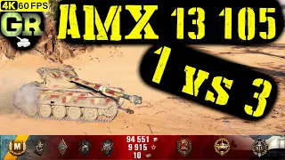 World of Tanks AMX 13 105 Replay - 6 Kills 7.5K DMG(Patch 1.4.0)