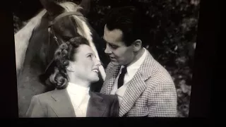 The Lady Eve, 1941--Horse interferes with Henry Fonda's love talk to Barbara Stanwyck