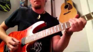 Mastodon Capillarian Crest guitar lesson - hybrid picking middle section by Ben Eller