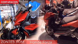 Honda Forza vs Zontes 310 M / Comparacion  ✅ Motor del mundo