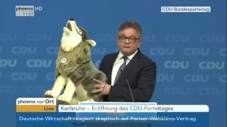 CDU-Parteitag: Rede von Guido Wolf am 14.12.2015