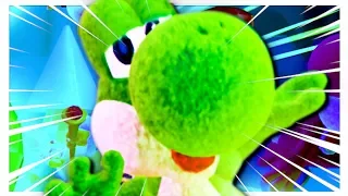 Yoshi's Crafted World but some funny stuff happens