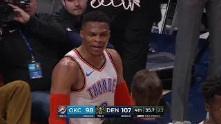 Russell Westbrook and Jamal Murray Get In Shoving Match