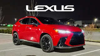 LUXURY LIFE | 2022 Lexus NX 350 F-Sport NIGHT REVIEW: In-Depth Look at Exterior and Interior!