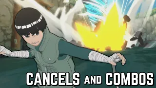 ROCK LEE Cancels and Combos - Naruto Ultimate Ninja Storm 4