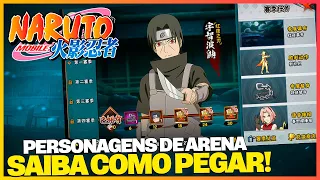 NARUTO MOBILE: SAIBA COMO PEGAR PERSONAGENS GRÁTIS NO PASSE DE ARENA!