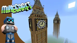 Torre Big Ben Tutorial Minecraft / Como hacer la Torre Reloj Big Ben en minecraft BIEN EXPLICADO