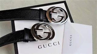 TIPS ON SPOTTING A FAKE GUCCI BELT | Authentic vs Replica Gucci Belt Comparison